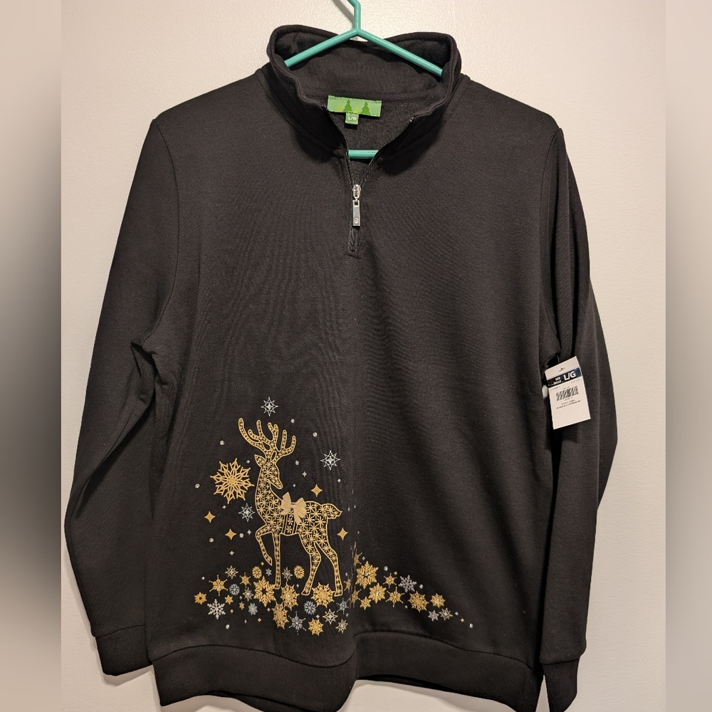Womens Sweetshirt Holiday Brand New with tag Size LG